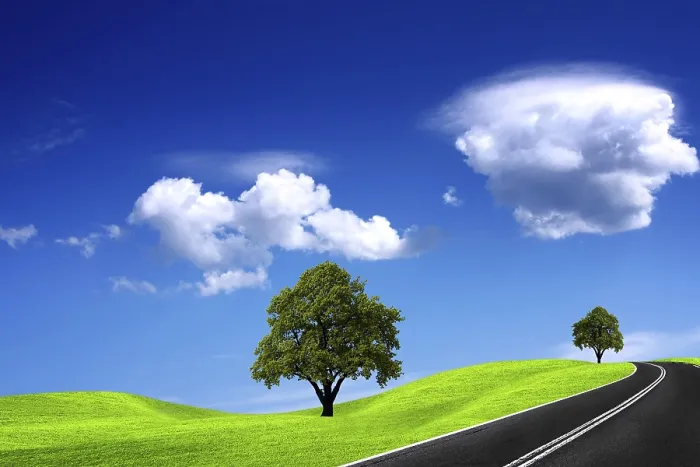 Framed Print : Road and Cloudy Sky Print Framed Print : Road and Cloudy Sky Print