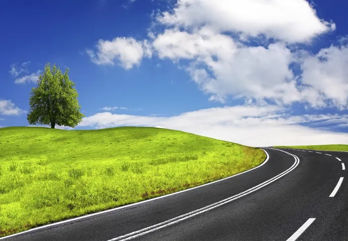 Framed Print : Road and Cloudy Sky Print Framed Print : Road and Cloudy Sky Print