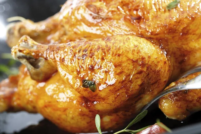 Framed Print : Roast Chicken Print