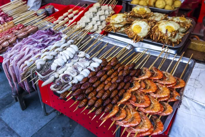 Framed Print : Street Food in China - Roasted, Fried and Raw Insects Print Framed Print : Street Food in China - Roasted, Fried and Raw Insects Print