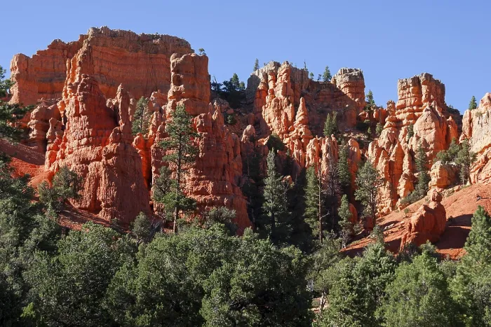 Framed Print : Red Canyon Erosion Rock Formations Print, Utah, USA Framed Print : Red Canyon Erosion Rock Formations Print, Utah, USA