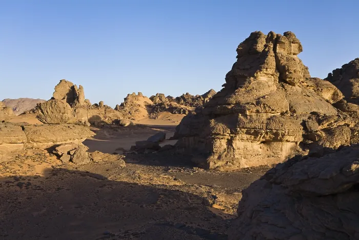 Framed Print : Rock Formations in the Libyan Desert Print Framed Print : Rock Formations in the Libyan Desert Print