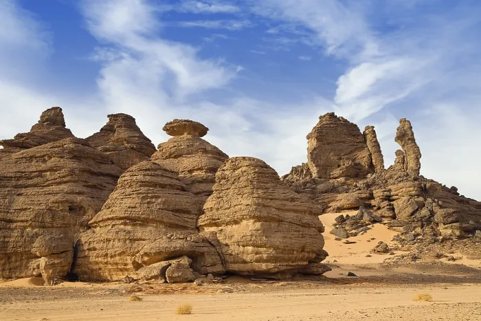 Framed Print : Rock Formations in the Libyan Desert Print, Wadi Awis Framed Print : Rock Formations in the Libyan Desert Print, Wadi Awis