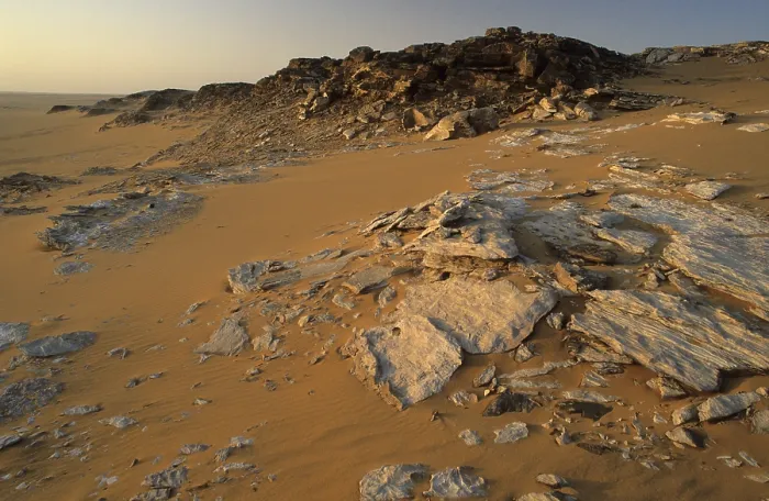 Framed Print : Rock Formations in Libyan Desert Print Framed Print : Rock Formations in Libyan Desert Print