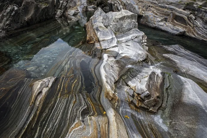 Framed Print : Verzasca River Rock Formation Print Framed Print : Verzasca River Rock Formation Print