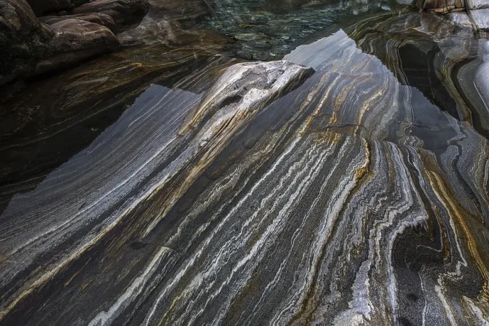 Framed Print : Verzasca River Rock Formation Print Framed Print : Verzasca River Rock Formation Print