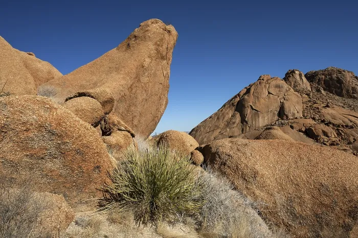 Framed Print : Spitzkoppe Rocks and Vegetation Print, Namibia Framed Print : Spitzkoppe Rocks and Vegetation Print, Namibia