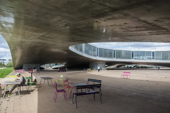 Framed Print : Print of Rolex Learning Centre, Lausanne, Switzerland Framed Print : Print of Rolex Learning Centre, Lausanne, Switzerland