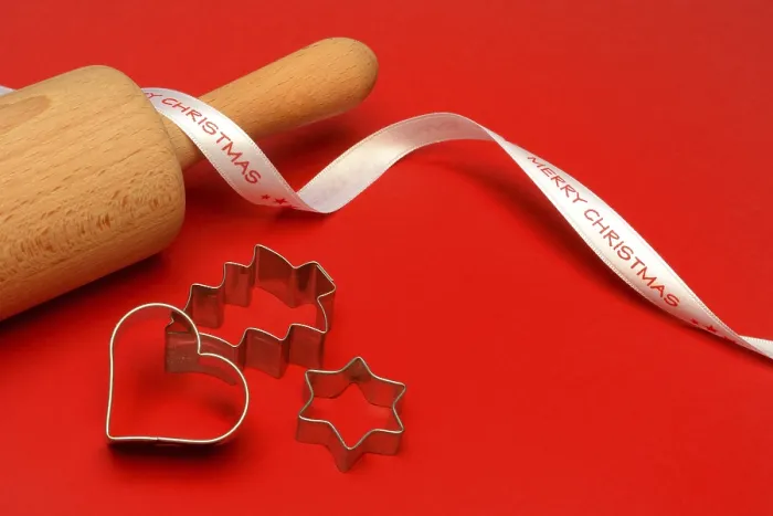 Framed Print : Christmas Rolling Pin and Cookie Cutters Print Framed Print : Christmas Rolling Pin and Cookie Cutters Print