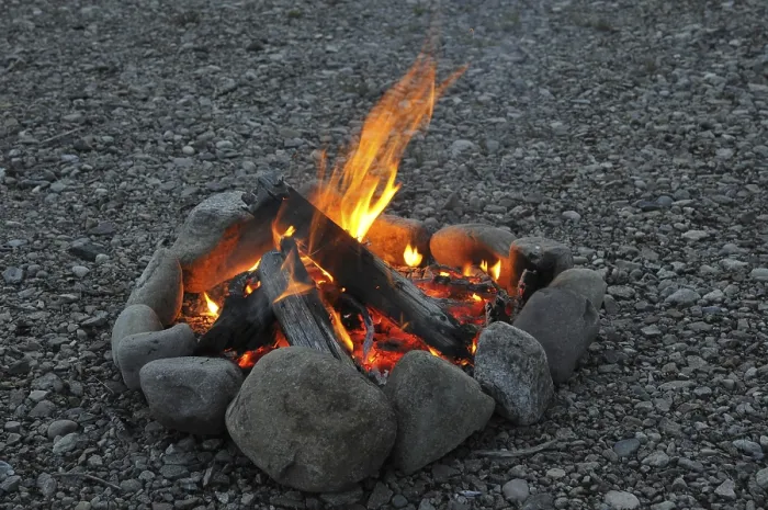 Framed Print : Romance by the Campfire Print Framed Print : Romance by the Campfire Print