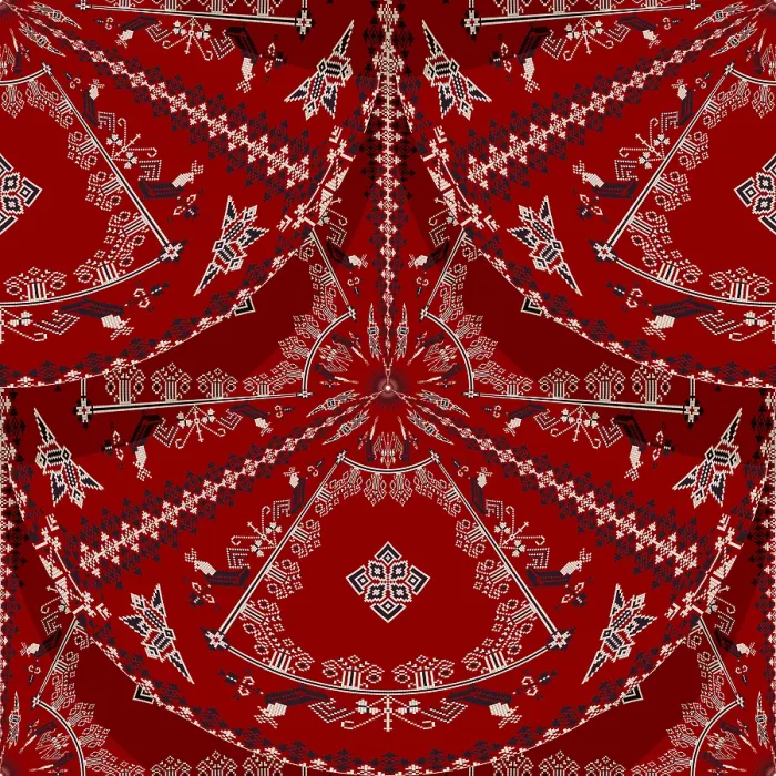 Framed Print : Romanian Embroidery Seamless Pattern Print Design Framed Print : Romanian Embroidery Seamless Pattern Print Design