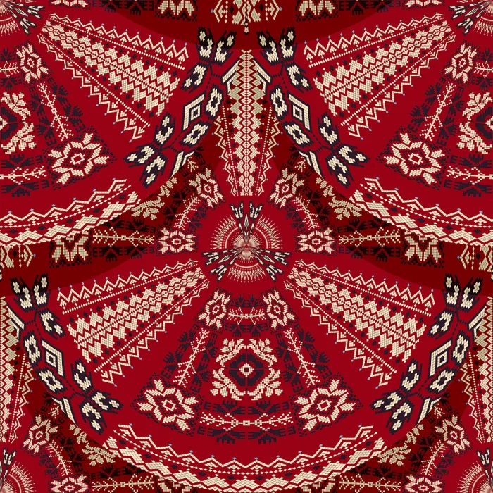Framed Print : Traditional Romanian Embroidery Print Seamless Pattern Framed Print : Traditional Romanian Embroidery Print Seamless Pattern