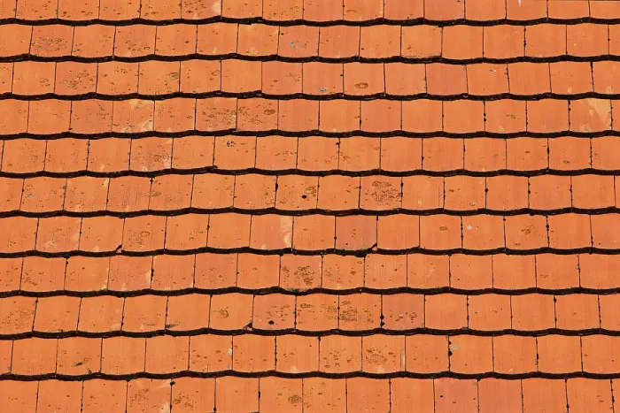 Framed Print : Rooftiles Print - Urban Rooftop Architecture