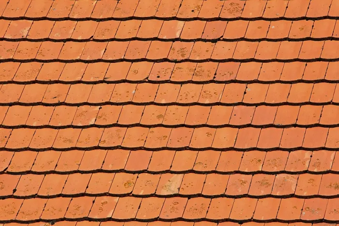 Framed Print : Rooftile Print from a City Street Framed Print : Rooftile Print from a City Street