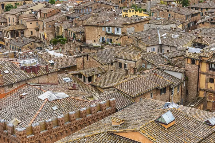Framed Print : Above the rooftops in Siena, Tuscany Print Framed Print : Above the rooftops in Siena, Tuscany Print