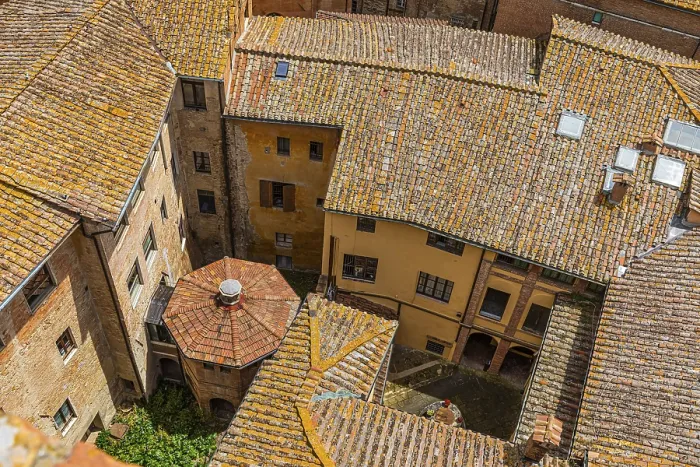 Framed Print : Above the Rooftops Print: Siena Historic Centre, Italy Framed Print : Above the Rooftops Print: Siena Historic Centre, Italy