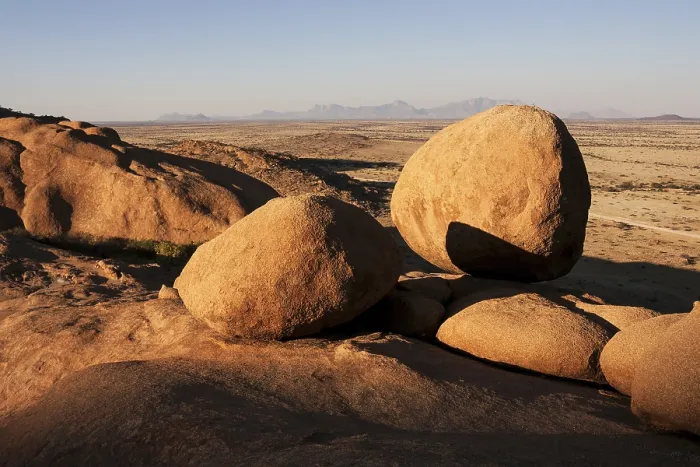 Framed Print : Round rocks in evening light, Spitzkoppe, Namibia Print Framed Print : Round rocks in evening light, Spitzkoppe, Namibia Print