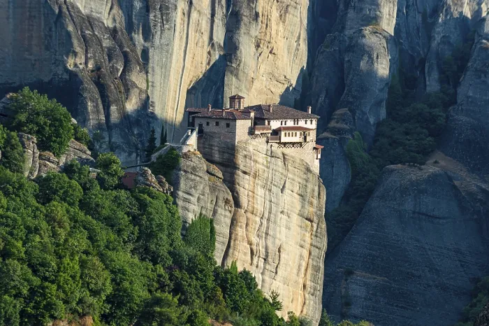 Framed Print : Rousanou Monastery Print, Meteora, Thessaly, Greece Framed Print : Rousanou Monastery Print, Meteora, Thessaly, Greece