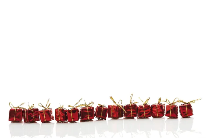 Framed Print : Row of Presents Print Framed Print : Row of Presents Print