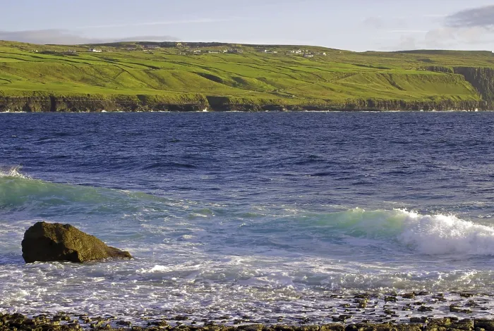 Framed Print : Rugged Irish Coastline Print, Doolin Cliffs of Moher Framed Print : Rugged Irish Coastline Print, Doolin Cliffs of Moher