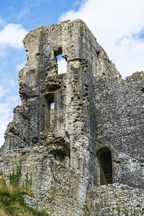 Framed Print : Ruins of Corfe Castle Print, Dorset, England Framed Print : Ruins of Corfe Castle Print, Dorset, England