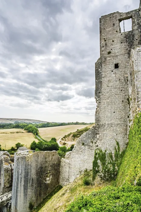 Framed Print : Ruins of Corfe Castle, Dorset Print Framed Print : Ruins of Corfe Castle, Dorset Print