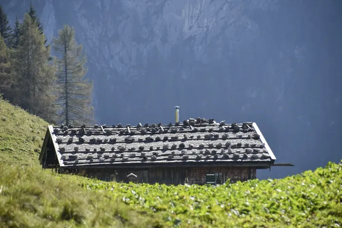 Framed Print : Rustic Alpine Hut Print, Berchtesgaden National Park