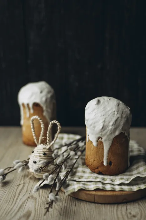 Framed Print : A Rustic Setup Featuring Two Kulich Easter Bread Prints Framed Print : A Rustic Setup Featuring Two Kulich Easter Bread Prints