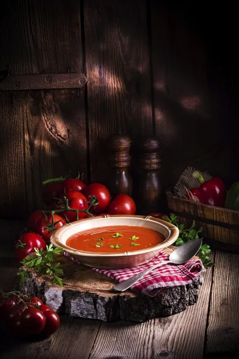 Framed Print : Rustic Tomato Soup Print Framed Print : Rustic Tomato Soup Print