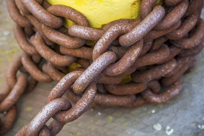 Framed Print : Rusty Large Metal Chain Print Framed Print : Rusty Large Metal Chain Print