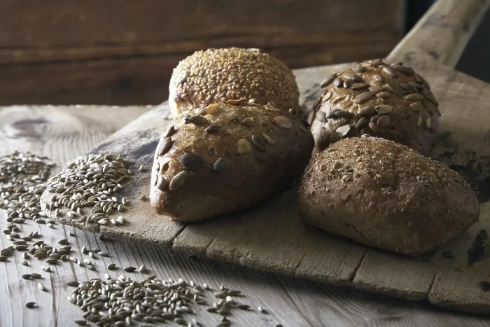 Framed Print : Rye Bread Rolls on Old Bread Slide Print Framed Print : Rye Bread Rolls on Old Bread Slide Print