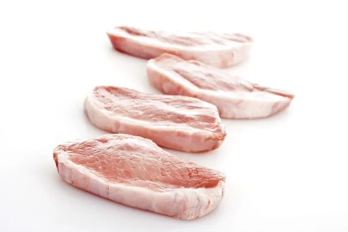 Framed Print : Raw Saddle Steaks Print Framed Print : Raw Saddle Steaks Print