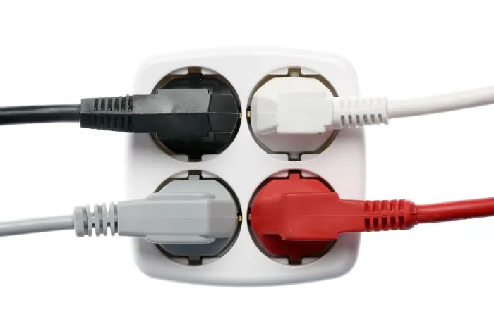 Framed Print : Safety Plugs, Two Poles, Four Plug Socket Power Supply Print Framed Print : Safety Plugs, Two Poles, Four Plug Socket Power Supply Print