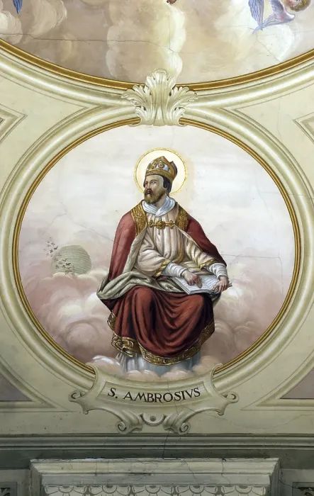 Framed Print : Saint Ambrose Print by imageBROKER Framed Print : Saint Ambrose Print by imageBROKER