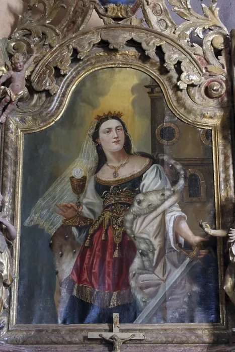 Framed Print : Saint Barbara Print - Martyr Saint Framed Print : Saint Barbara Print - Martyr Saint