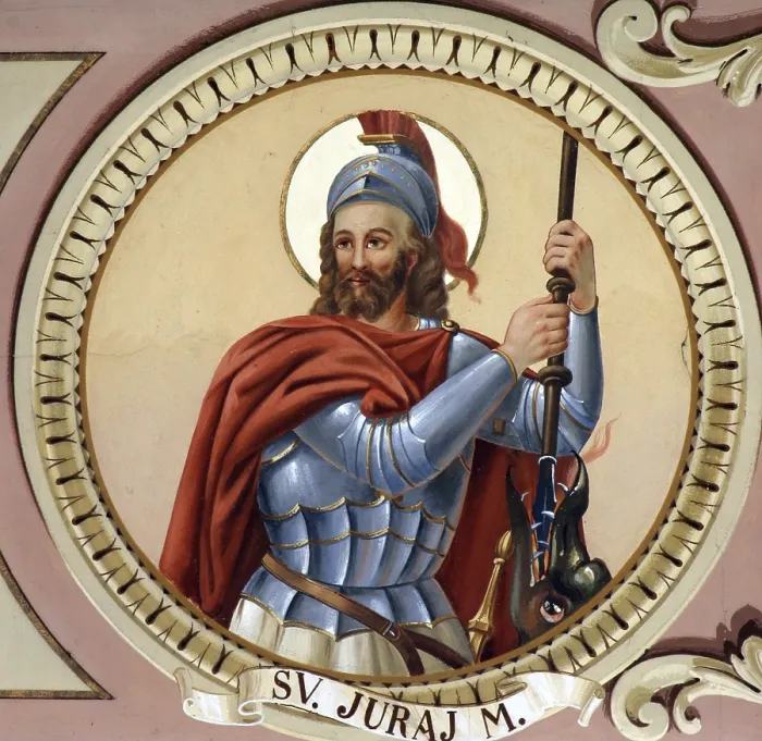 Framed Print : Saint George Print - Medieval Iconography Framed Print : Saint George Print - Medieval Iconography