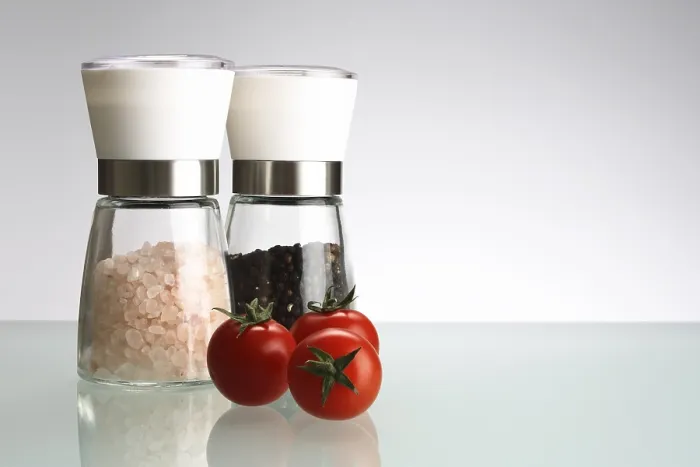 Framed Print : Salt and Pepper Mill with Tomatoes Print Framed Print : Salt and Pepper Mill with Tomatoes Print