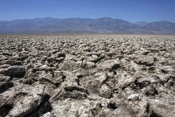 Framed Print : Death Valley Salt Structures Print, Mojave Desert, California Framed Print : Death Valley Salt Structures Print, Mojave Desert, California