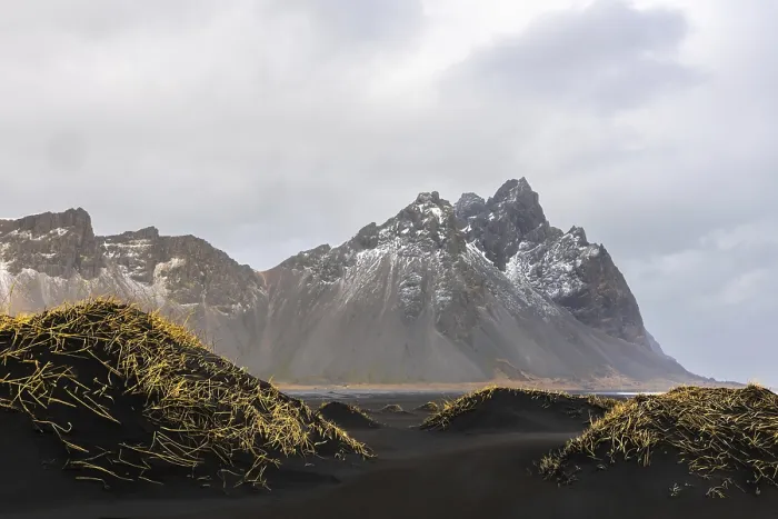 Framed Print : Icelandic Landscape Print - Rotten Grass Sand Dunes Framed Print : Icelandic Landscape Print - Rotten Grass Sand Dunes