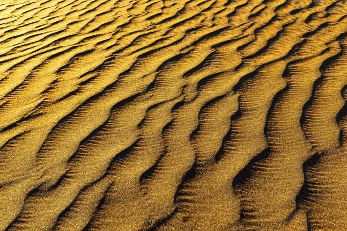 Framed Print : Wind-eroded Sand Structure Print, Oman Framed Print : Wind-eroded Sand Structure Print, Oman