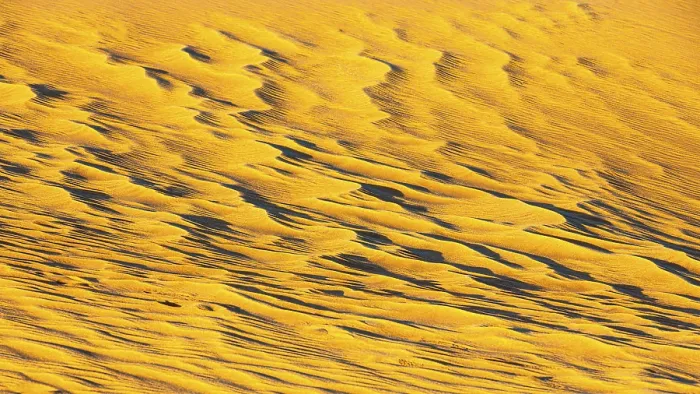Framed Print : Wind Etched Sand Structure Print, Oman Framed Print : Wind Etched Sand Structure Print, Oman