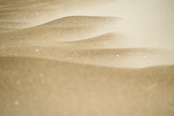 Framed Print : Houvig Beach Sand Structures Print, North Sea, Denmark