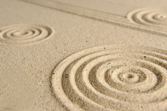 Framed Print : Sand Texture Print: Intricate Patterns in the Sand Framed Print : Sand Texture Print: Intricate Patterns in the Sand