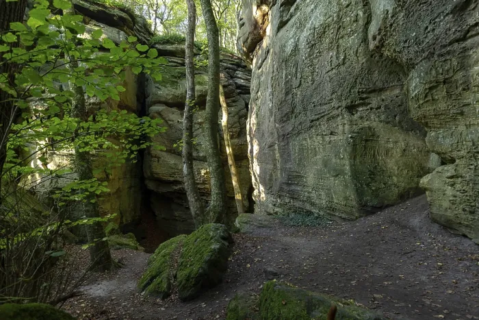 Framed Print : Mullerthal Trail Sandstone Cliffs Print, Luxembourg Framed Print : Mullerthal Trail Sandstone Cliffs Print, Luxembourg