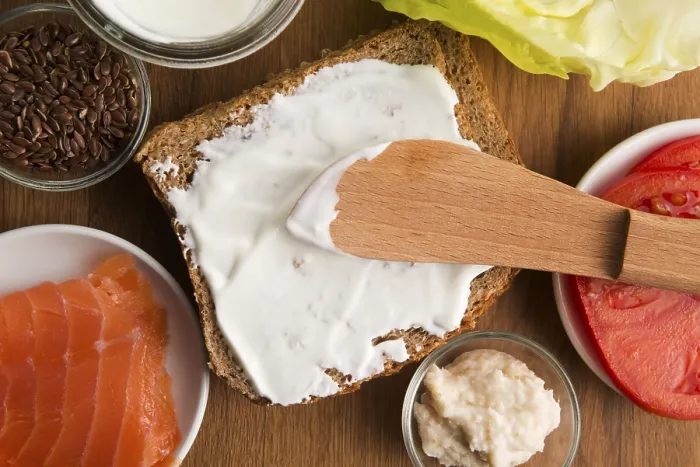 Framed Print : Sandwich Print with Ingredients by imageBROKER
