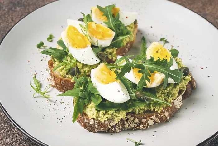Framed Print : Homemade Breakfast Print: Avocado, Egg, and Arugula Sandwich Framed Print : Homemade Breakfast Print: Avocado, Egg, and Arugula Sandwich