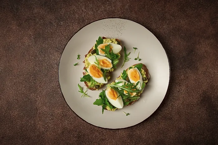 Framed Print : Homemade Breakfast Print: Avocado, Egg, and Arugula Sandwich Framed Print : Homemade Breakfast Print: Avocado, Egg, and Arugula Sandwich