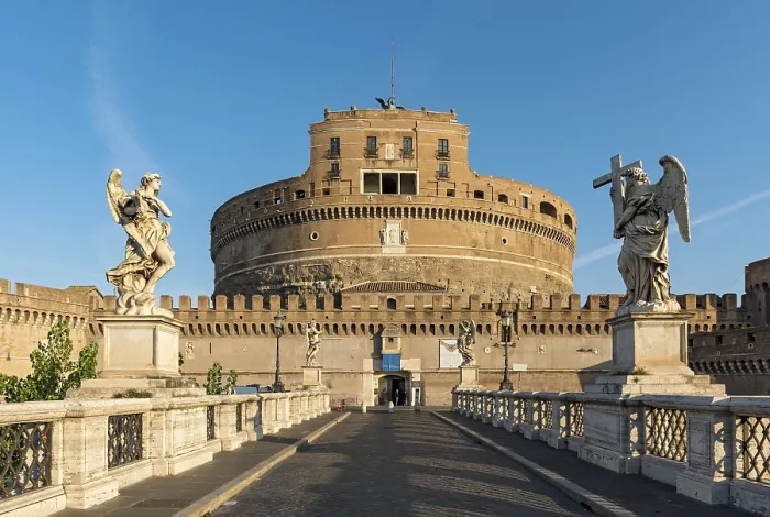 Framed Print : Sant'Angelo Bridge and Castle Print, Rome Framed Print : Sant'Angelo Bridge and Castle Print, Rome