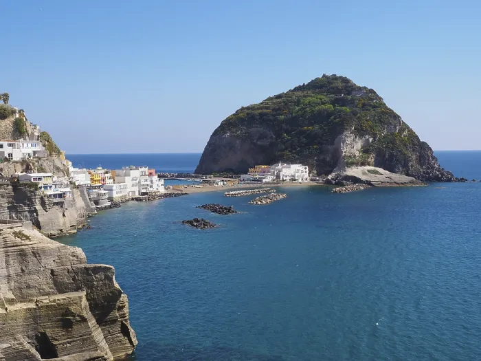 Framed Print : Sant'Angelo Cliffside Print