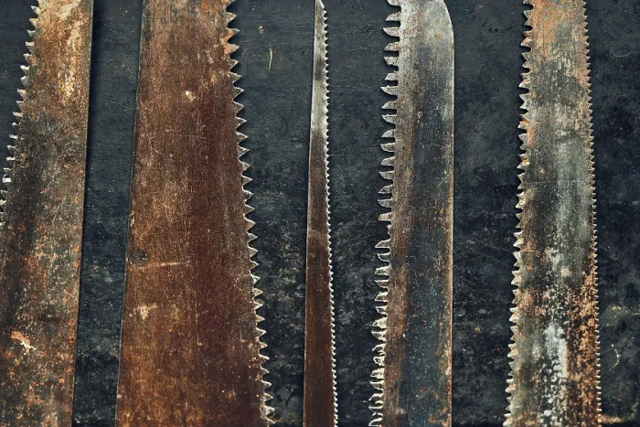 Framed Print : Rusty Saws on Metal Surface Print - Maintenance Hardware Framed Print : Rusty Saws on Metal Surface Print - Maintenance Hardware